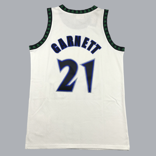 CAMISETA MINNESOTA TIMBERWOLVES HARDWOOD CLASSICS EDICION ESPECIAL #GARNETT #21 MPBHT5 - Imagen 2