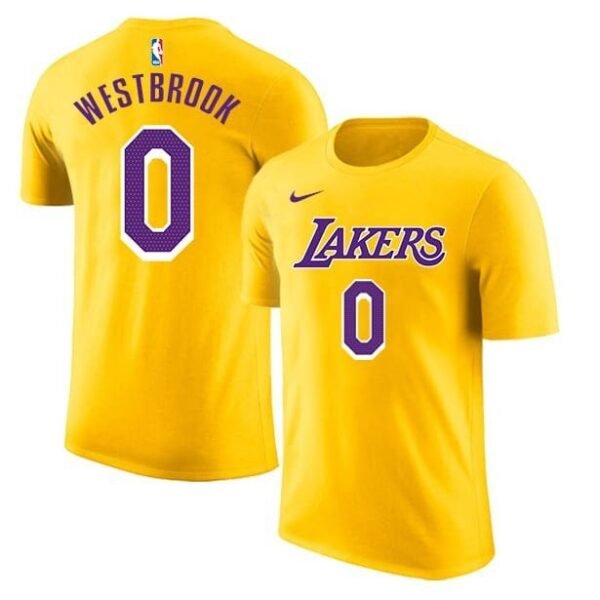 Camiseta Los Angeles Lakers 5367B3 #Westbrook #0 (4COLORES) - Imagen 4