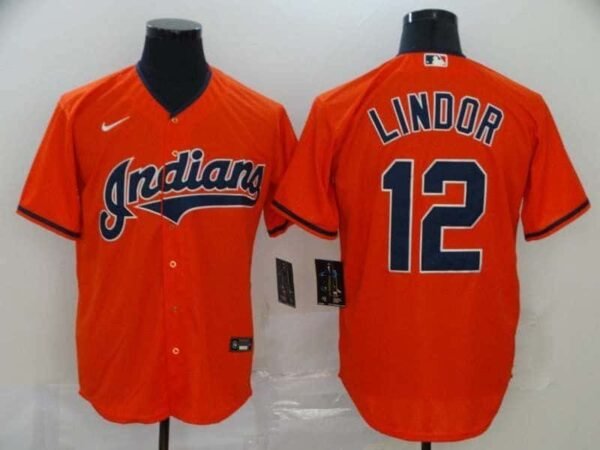 CAMISETA CLEVELAND GUARDIANS 19-20 ALTERNATE 1 #LINDOR #12