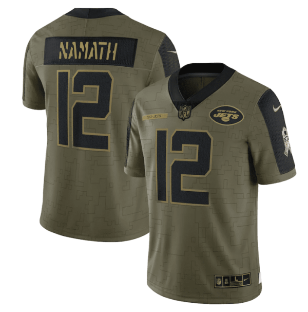 Camiseta New York Jets Other Verde #Namath #12