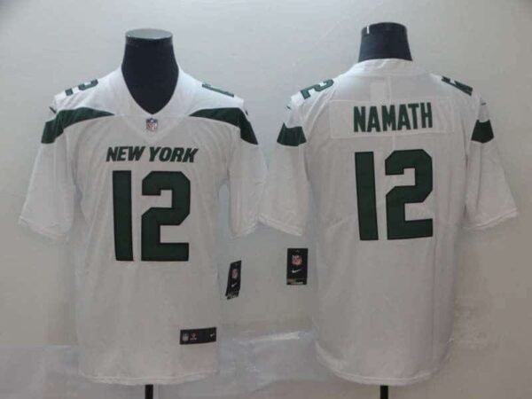 CAMISETA NEW YORK JETS AWAY #NAMATH #12