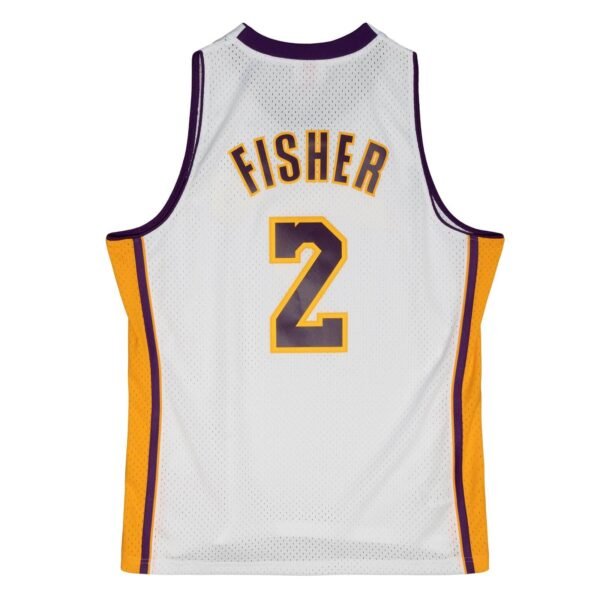 Camiseta Los Angeles Lakers 02-03 RETRO HARDWOOD CLASSIC #FISHER #2 Q8YXHG - Imagen 2