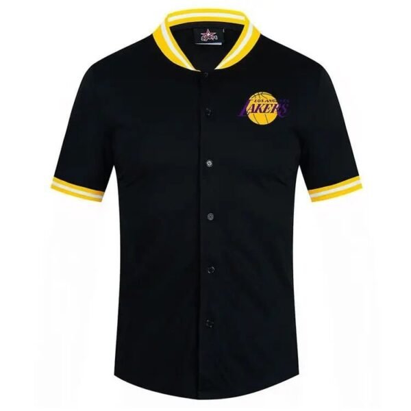 Camisa NBA Baseball Los Angeles Lakers BBHSN1