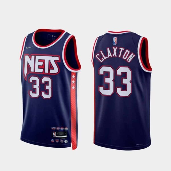 Camiseta Brooklyn Nets 21-22 City Edition #Claxton #33