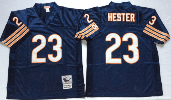 Camiseta Chicago Bears Away Azul #Hester #23