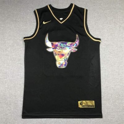 Camiseta Chicago Bulls 21-22 Golden Edition Other Negro #Jordan #23
