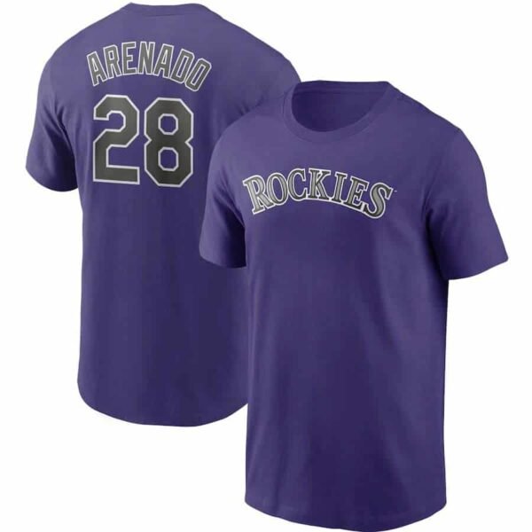 Camiseta Colorado Rockies PXT5H2 #Arenado #28 (2COLORES) - Imagen 2