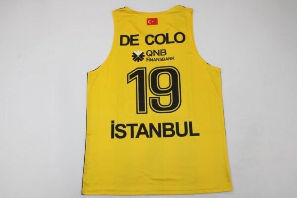 Camiseta Fenerbaçe 17-18 Retro Home #DE COLO #19 - Imagen 2