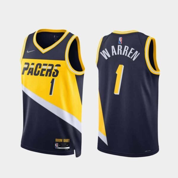 Camiseta Indiana Pacers 21-22 City Edition #Warren #1