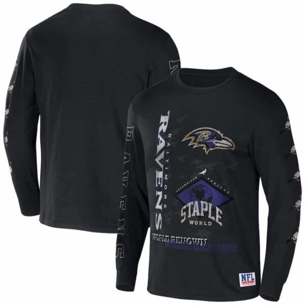 Camiseta Larga Baltimore Ravens 9C4L44