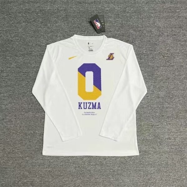 Camiseta Larga Los Angeles Lakers #Kuzma #0 EN6CD7 (2COLORES) - Imagen 2