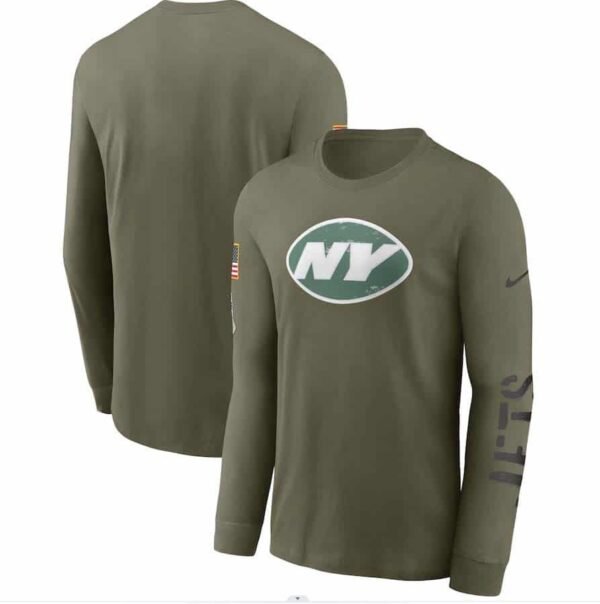 CAMISETA LARGA NEW YORK JETS SALUTE TO SERVICE 4HHLUV