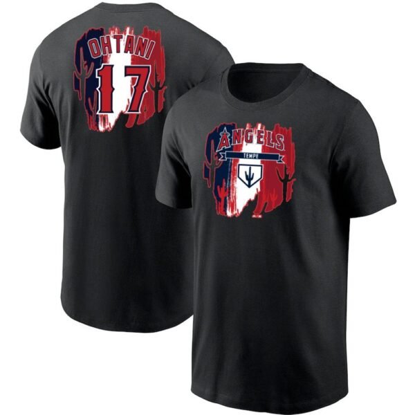 Camiseta Los Angeles Angels #OHTANI #17 D9K42C (4COLORES) - Imagen 4