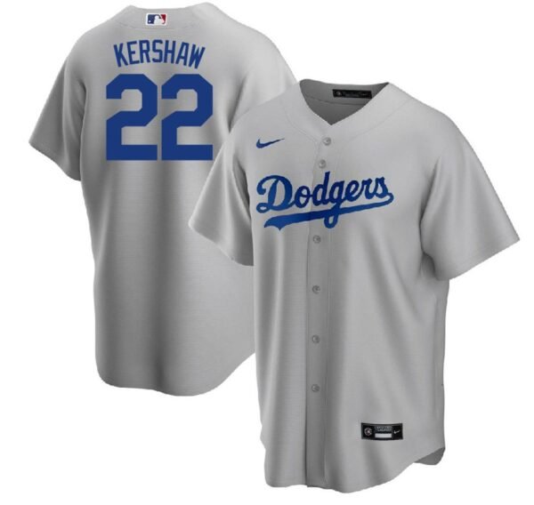 Camiseta Los Angeles Dodgers Road #KERSHAW #7