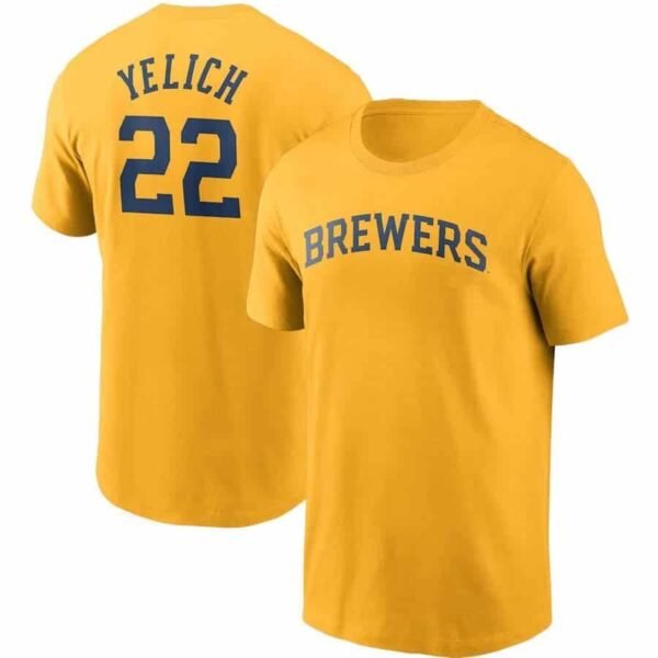 Camiseta Milwaukee Brewers #Yelich #22 GT5863