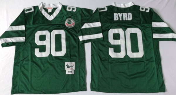 Camiseta New York Jets Away Verde #Byrd #90