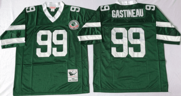 Camiseta New York Jets Away Verde #Gastineau #99