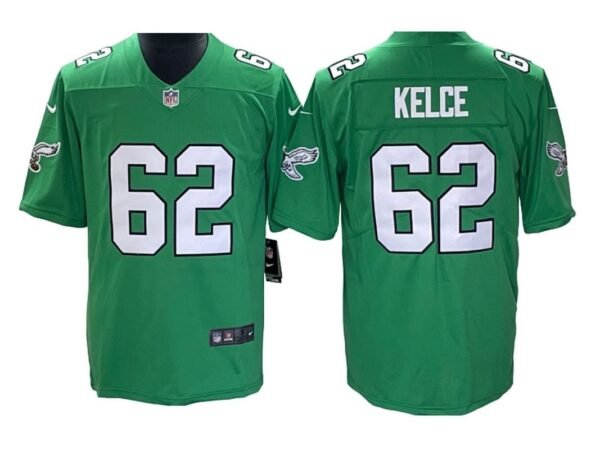 Camiseta Philadelphia Eagles 23-24 Throwback #KELCE #62