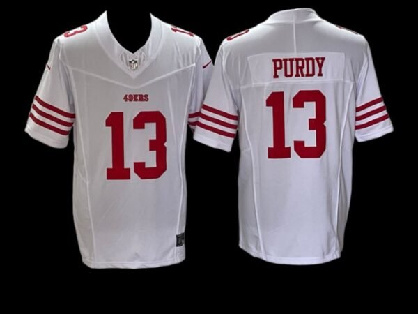 Camiseta San Francisco 49ers 22-24 Away #PURDY #13