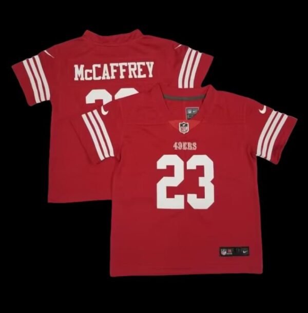 Camiseta San Francisco 49ers 22-24 Home #MCCAFFREY #23