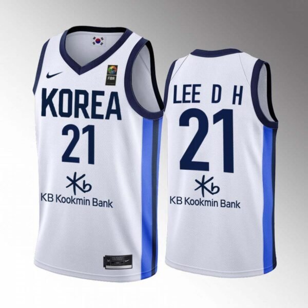 Camiseta Seleccion Nacional Corea Del Sur 22-23 Home #Lee Dh #21