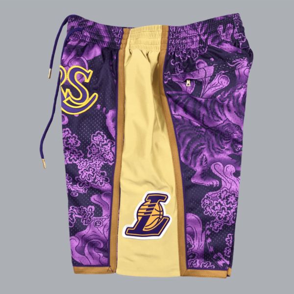 Pantalón Corto Los Angeles Lakers YEAR OF THE TIGER 32QNXK - Imagen 2