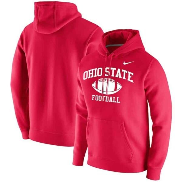 SUDADERA CON CAPUCHA OHIO STATE BUCKEYES FC4SBAK9 (3 COLORES) - Imagen 2