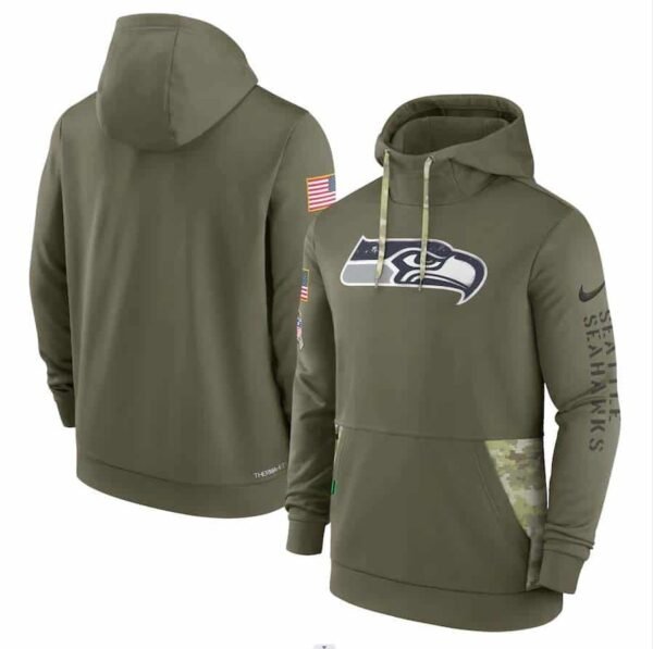 SUDADERA VM CON CAPUCHA SEATTLE SEAHAWKS SALUTE TO SERVICE 2H6WFE