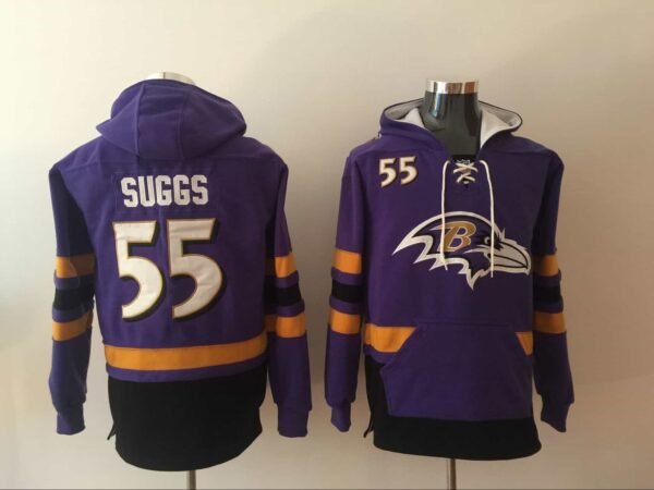 Sudadera con Capucha Baltimore Ravens #Suggs #55 3425A