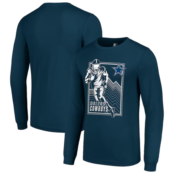 CAMISETA MANGA LARGA DALLAS COWBOYS H8G6CZ (2 COLORES) - Imagen 2