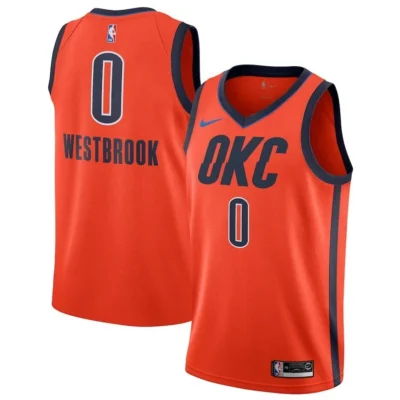 Camiseta Oklahoma City Thunder 18-19 Earned Edition #Westbrook #0