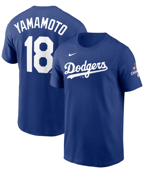 CAMISETA LOS ANGELES DODGERS #YAMAMOTO #18 L1J7WX