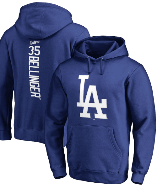 Sudadera Con Capucha Los Angeles Dodgers DF3949 #Bellinger #35